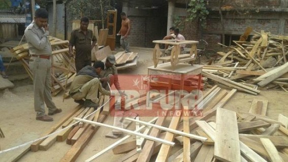 Raid at furniture makerâ€™s home for illegal wood collection